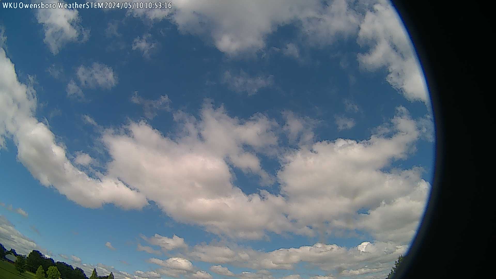 WeatherSTEM Cloud Camera WSWOwensboroWx in Daviess County, Kentucky KY at White Squirrel Weather, WKU Owensboro
