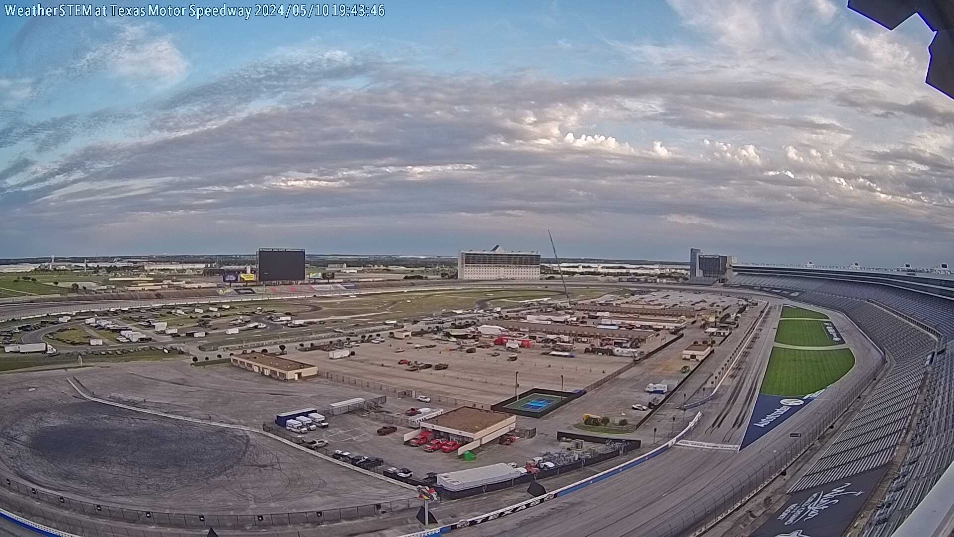  WeatherSTEM Cloud Camera TXSpeedwayWx in Denton County, Texas TX at Texas Motor Speedway
