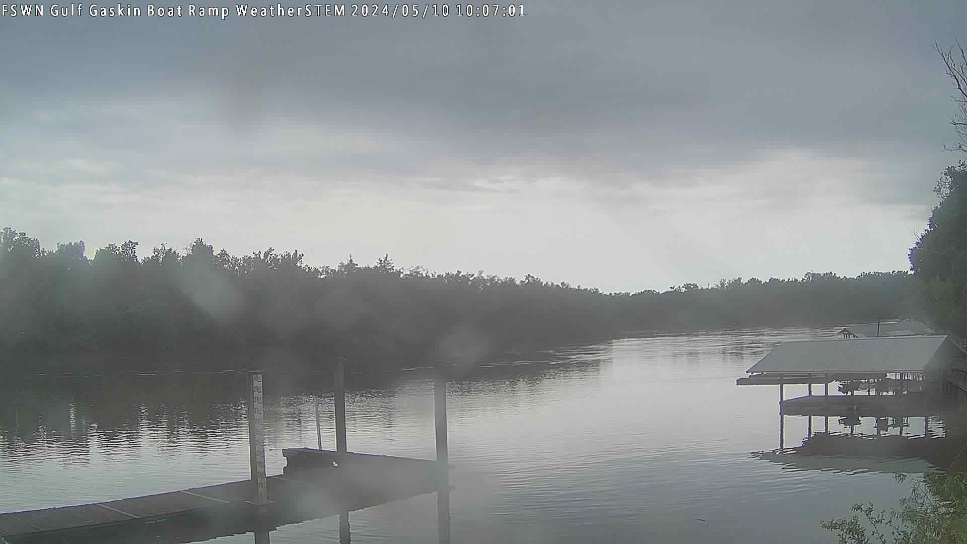  WeatherSTEM River Camera FSWNGaskinPark in Gulf County, Florida FL at FSWN Gulf County Gaskin Boat Ramp