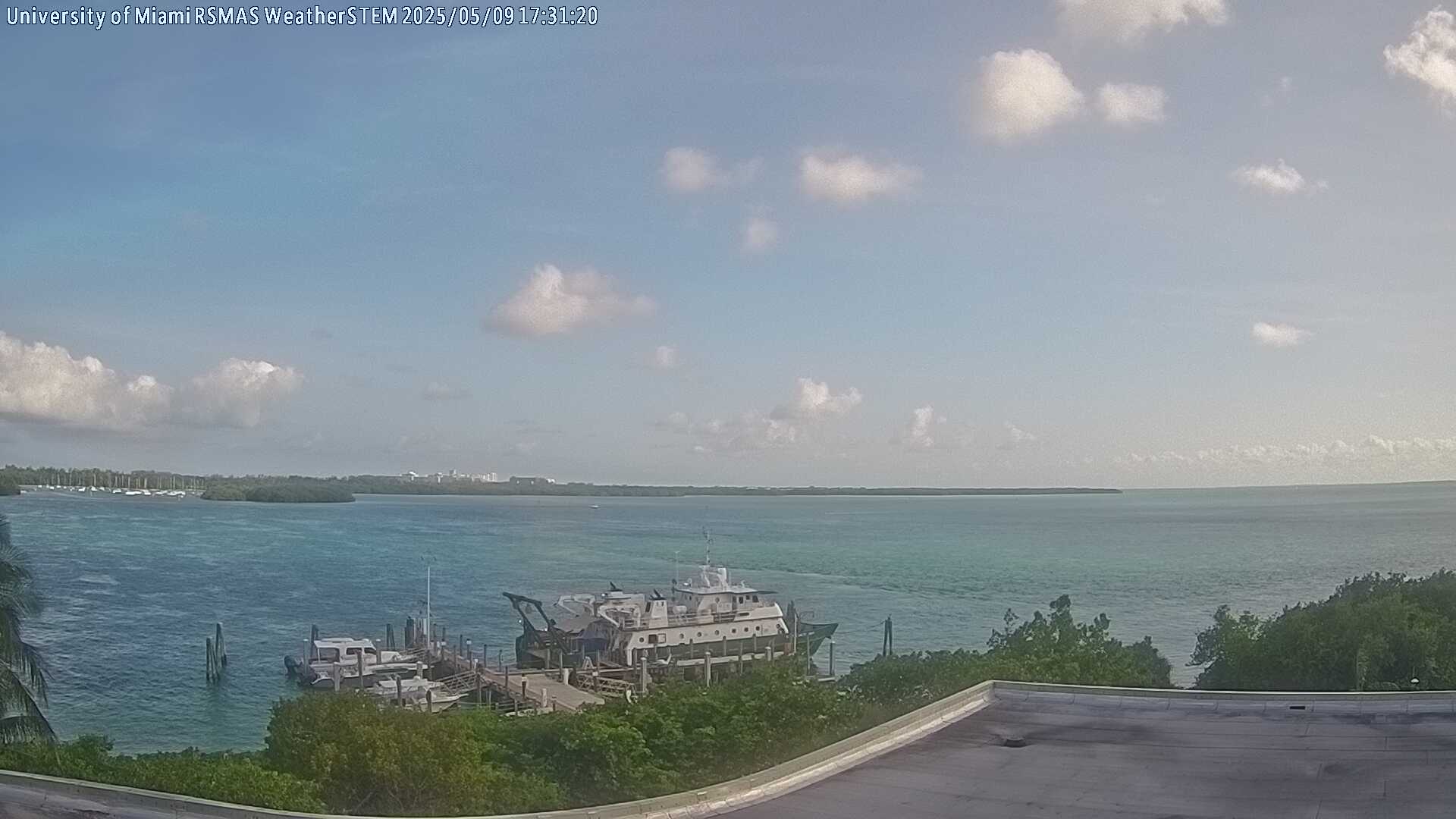  WeatherSTEM Cloud Camera RSMASWxSTEM in Miami Dade County, Florida FL at U of Miami Rosenstiel School