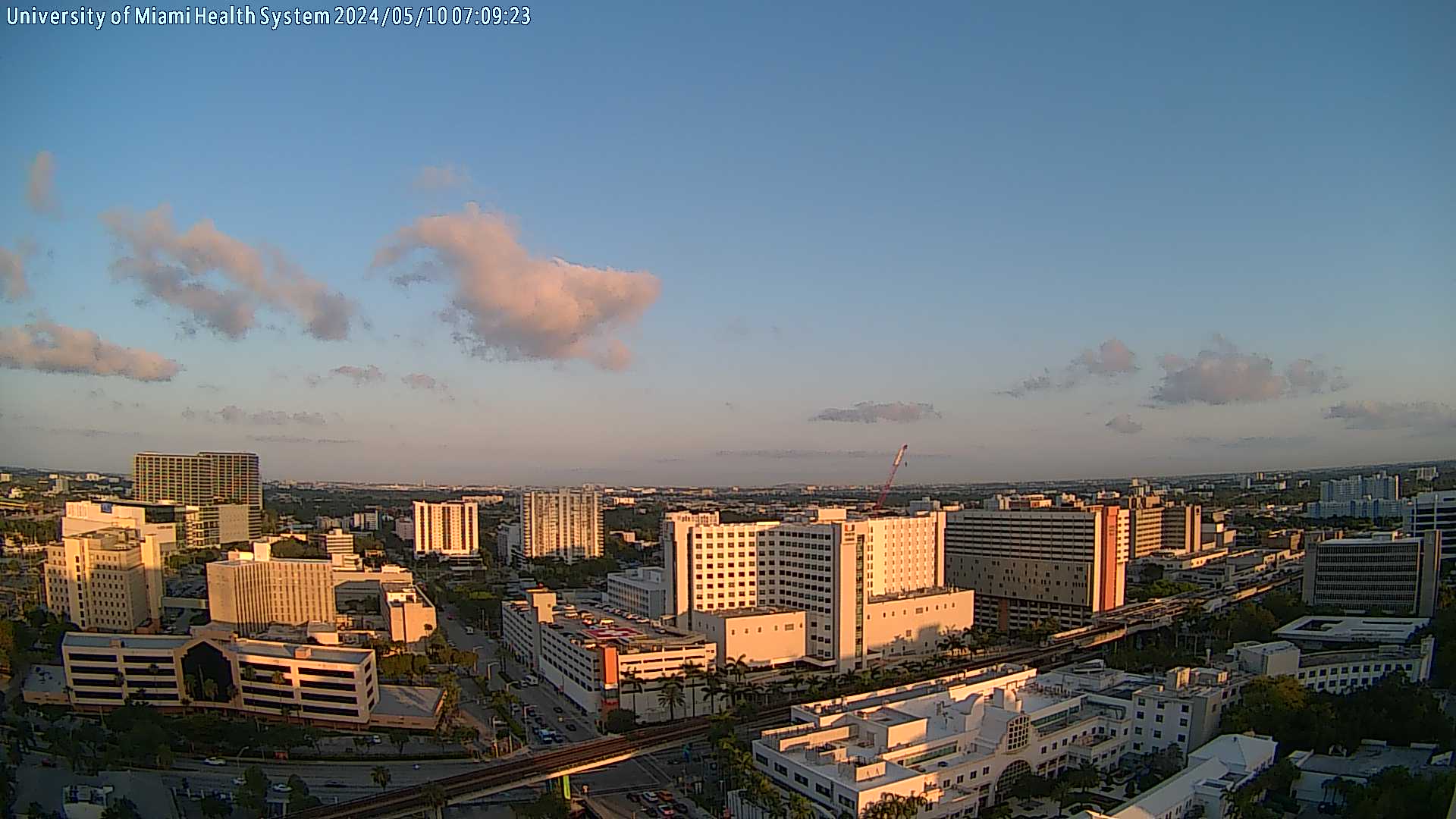  WeatherSTEM Cloud Camera UHealthWxSTEM in Miami Dade County, Florida FL at U of Miami Health System