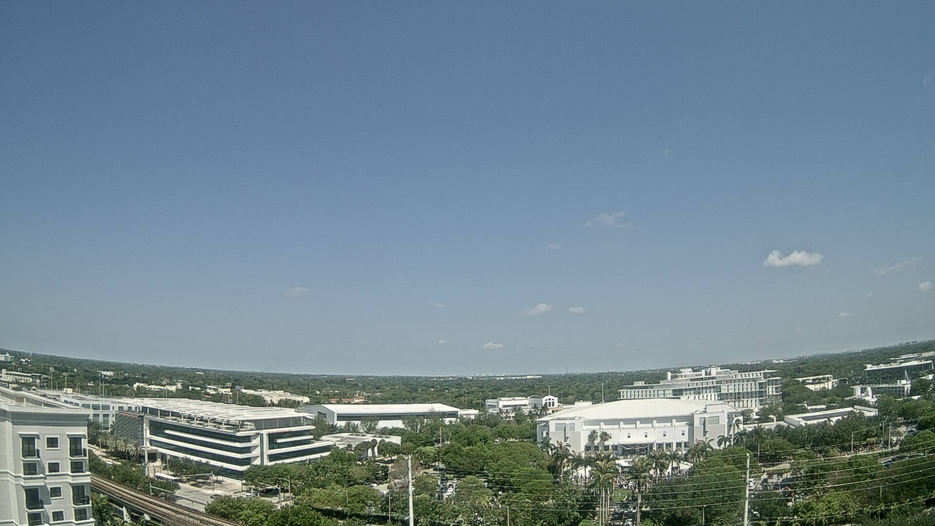 WeatherSTEM Cloud Camera UMAthleticsWx in Miami Dade County, Florida FL at U of Miami Hecht Athletic Center