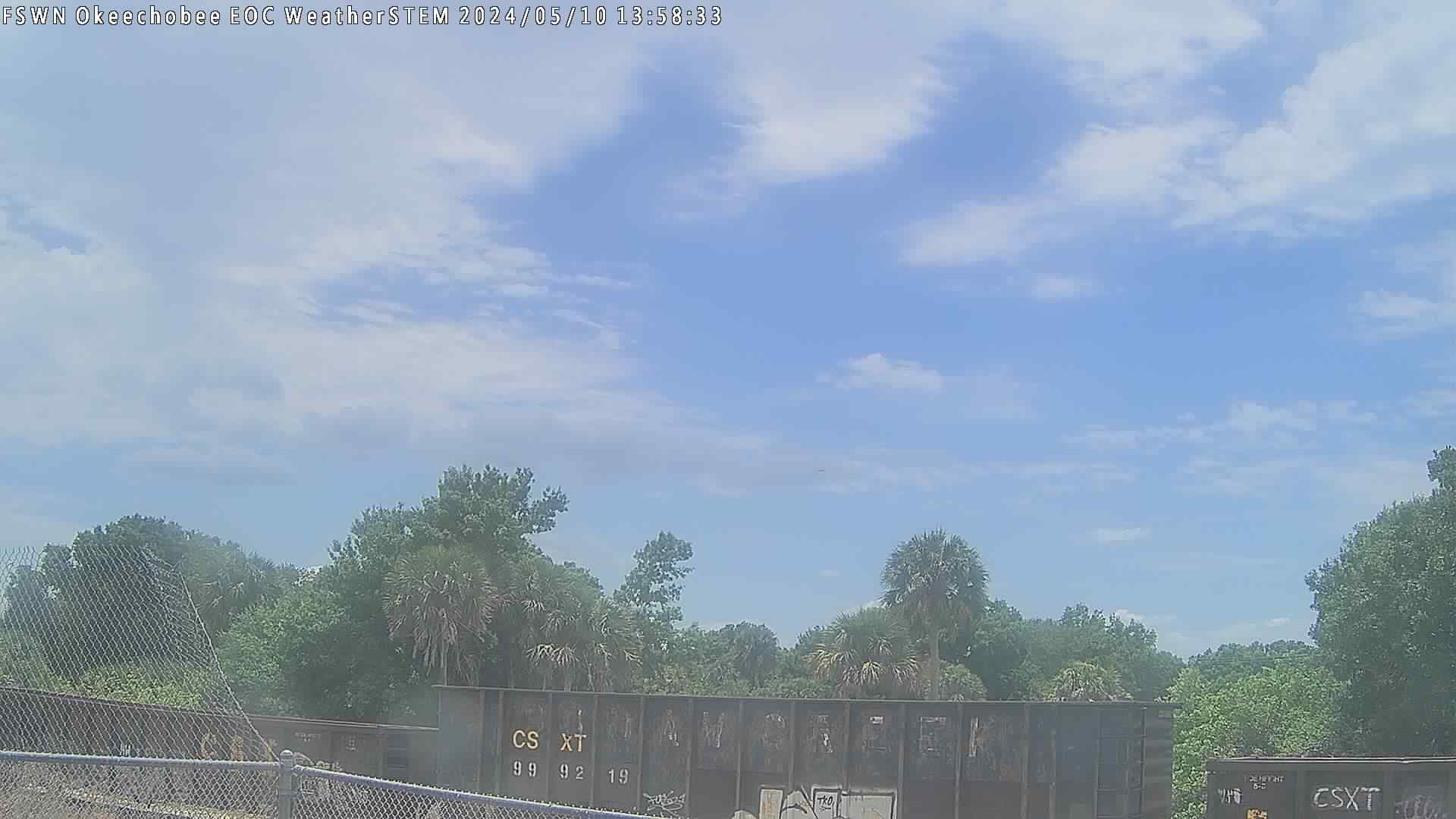  WeatherSTEM Cloud Camera FSWNLock7 in Okeechobee County, Florida FL at FSWN Okeechobee EOC