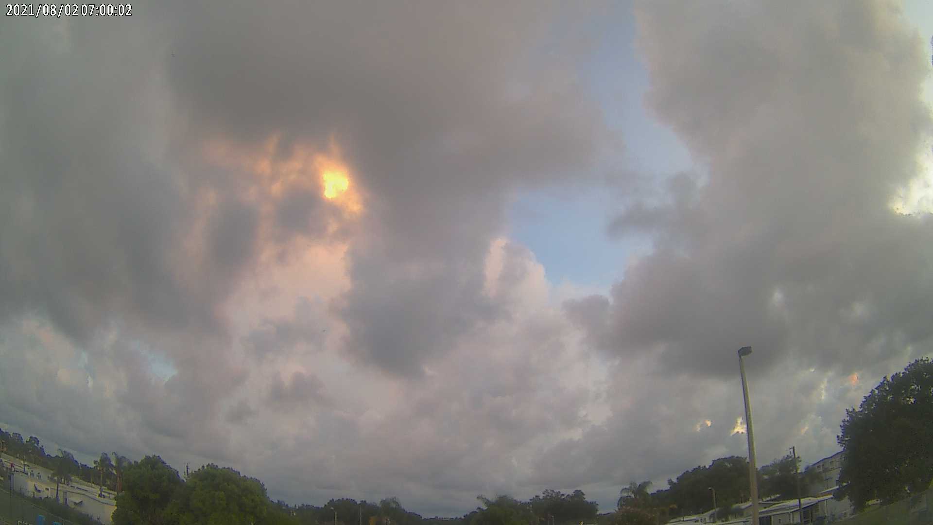 WeatherSTEM Cloud Camera RClubDHMSWxSTEM in Pinellas County, Florida FL at Dunedin Highland Middle School